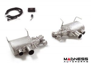 Ferrari 812 Superfast Performance Exhaust - Rear Section - Valved - Quad Tips - Ragazzon